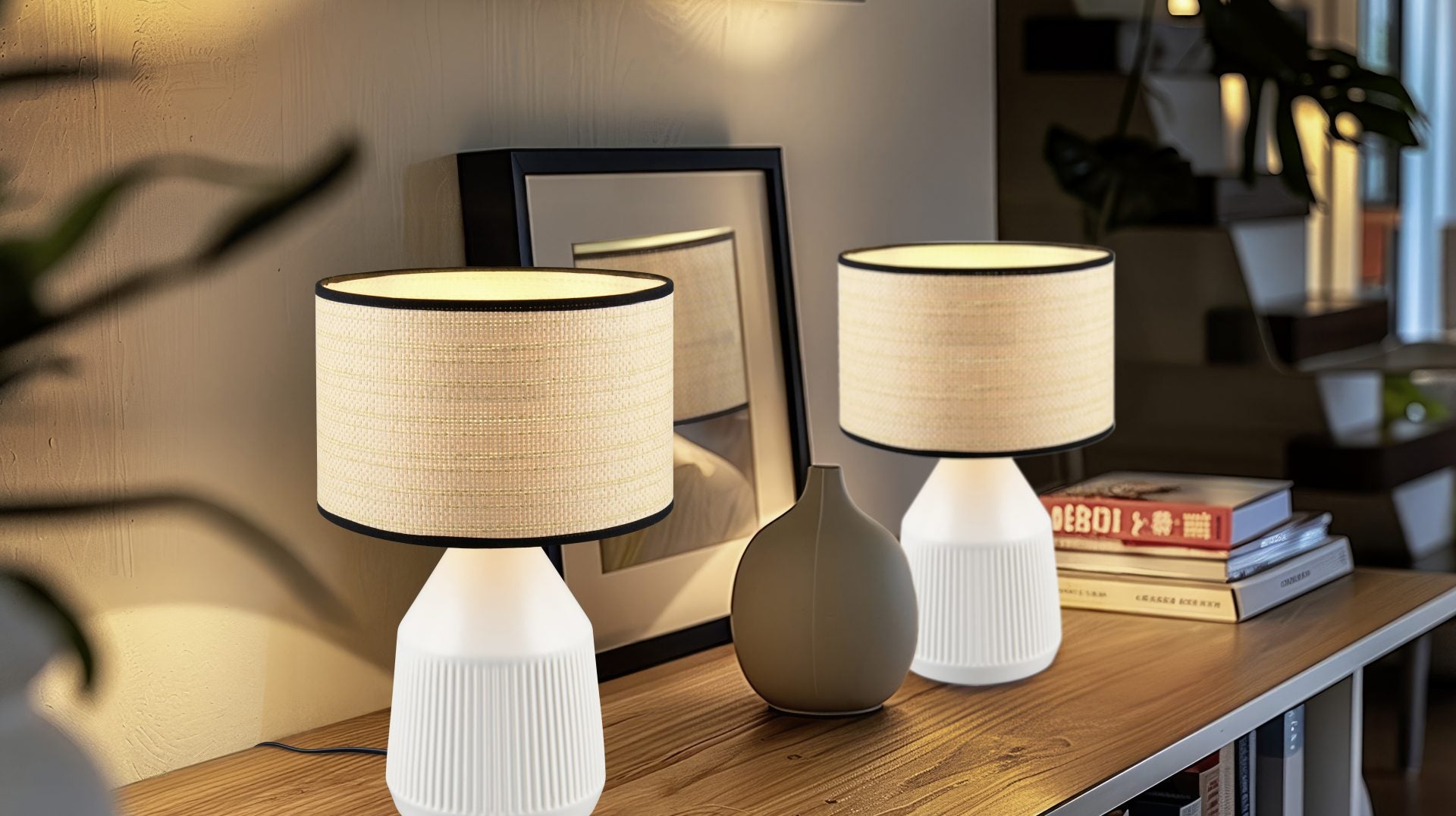 FORMENTERA | Table lamp | White mat | Ceramic
