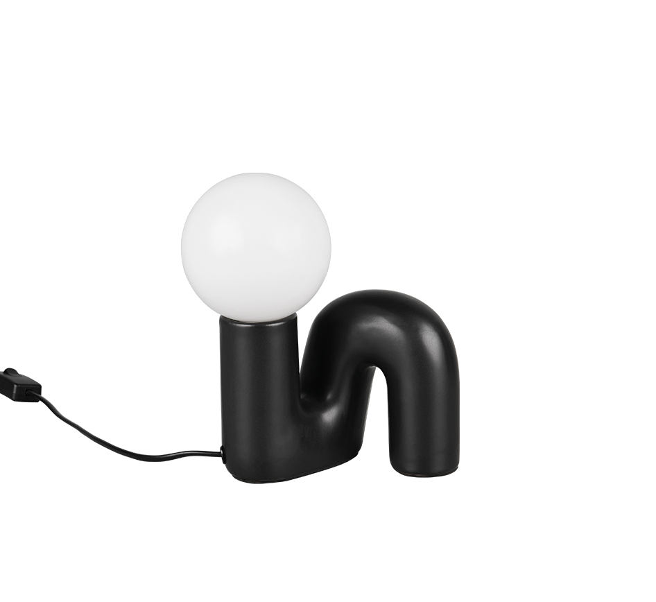 QUINN | Table lamp | Black | Ceramic