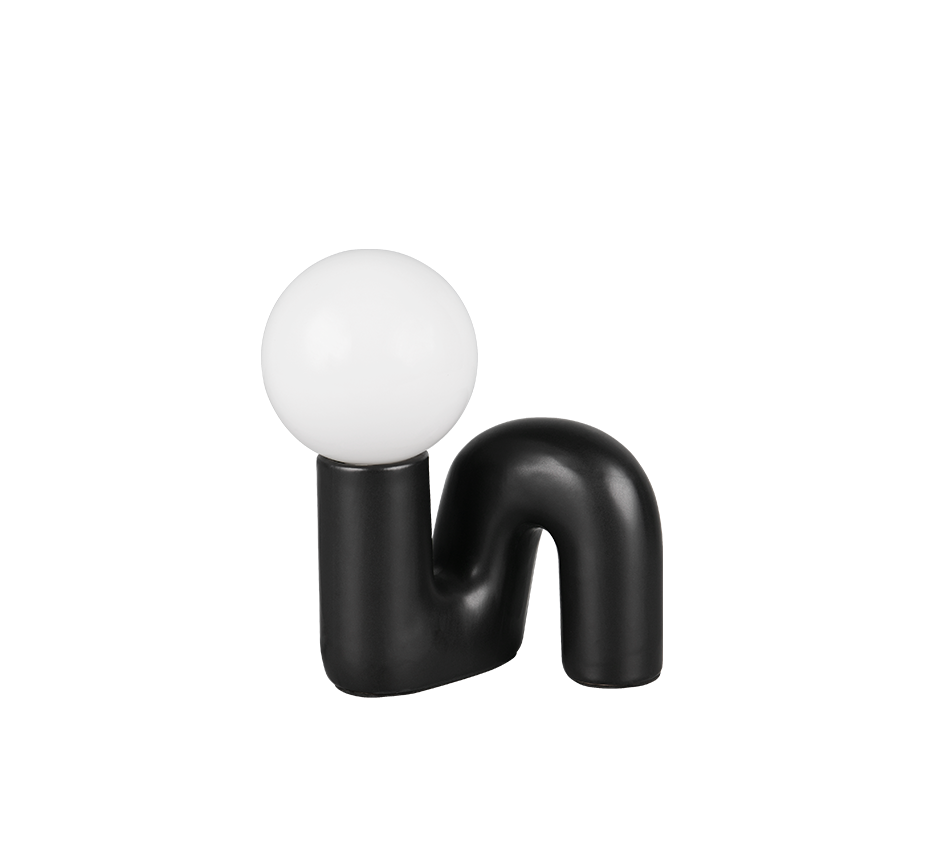 QUINN | Table lamp | Black | Ceramic