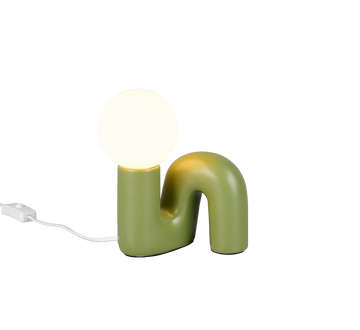 QUINN | Table lamp | Green | Ceramic