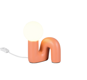 QUINN | Table lamp | Apricot | Ceramic