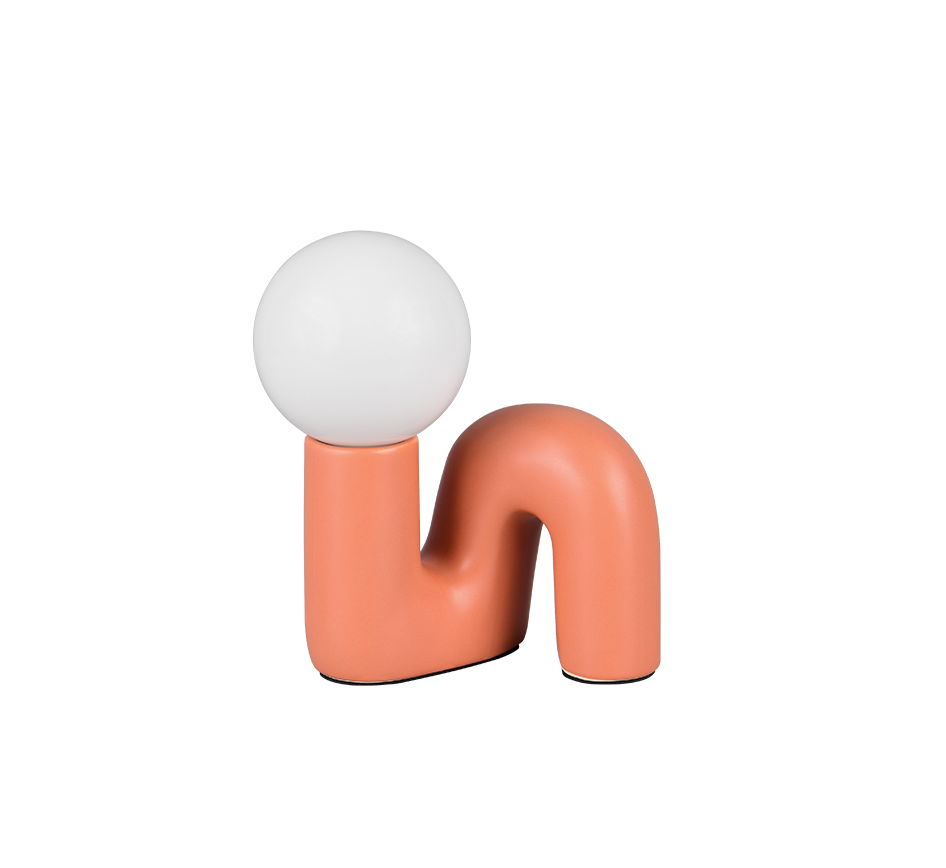 QUINN | Table lamp | Apricot | Ceramic