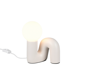QUINN | Table lamp | Warm grey | Ceramic