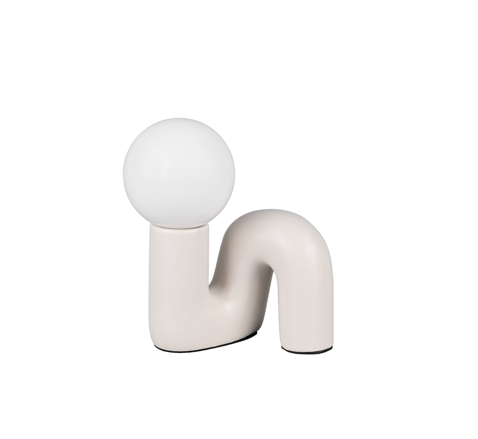 QUINN | Table lamp | Warm grey | Ceramic