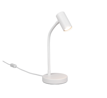 TARYN | Table lamp | White mat | Metal