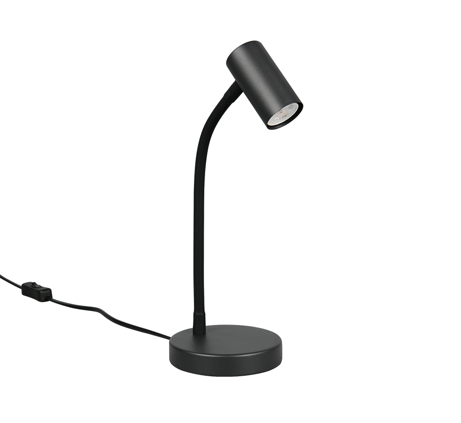 TARYN | Table lamp | Black mat | Metal