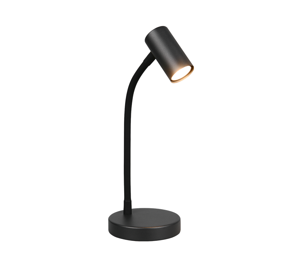 TARYN | Table lamp | Black mat | Metal