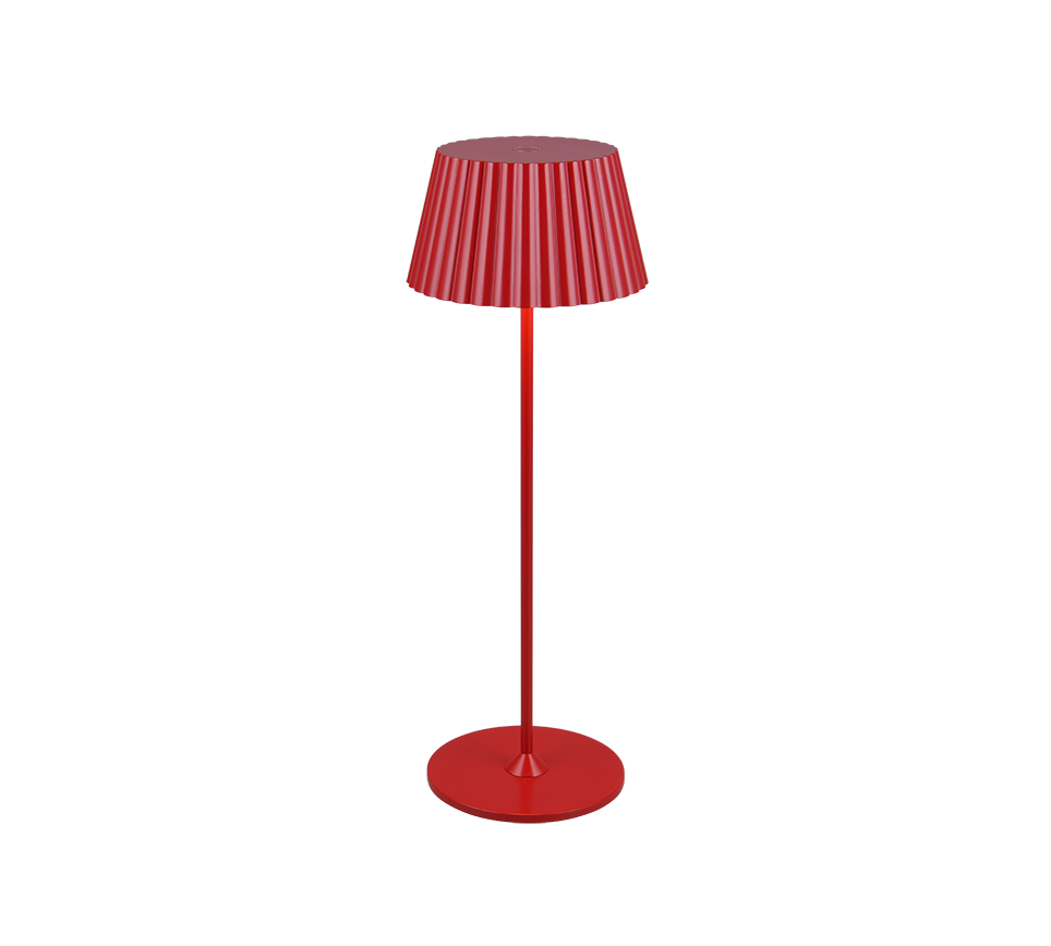 SUAREZ | Table lamp | Red | Metal
