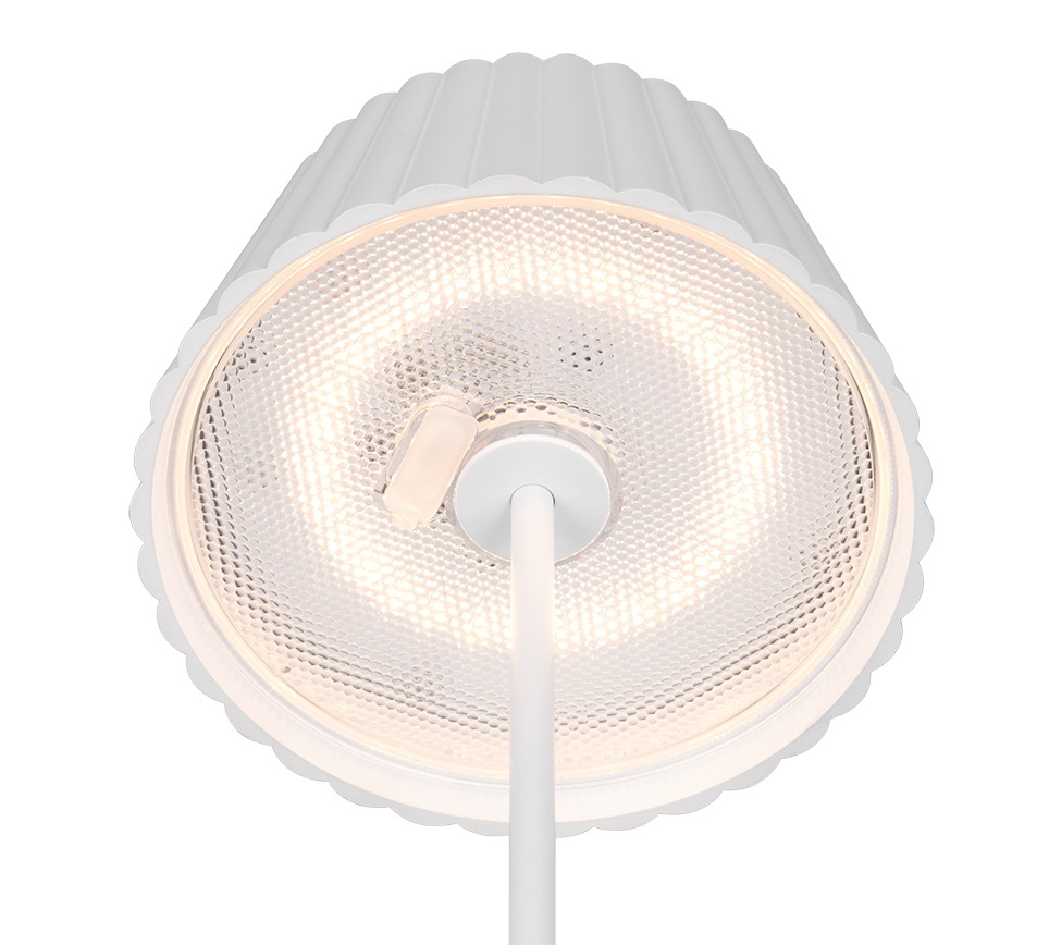 SUAREZ | Table lamp | White mat | Metal