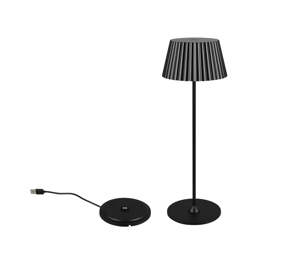 SUAREZ | Table lamp | Black mat | Metal