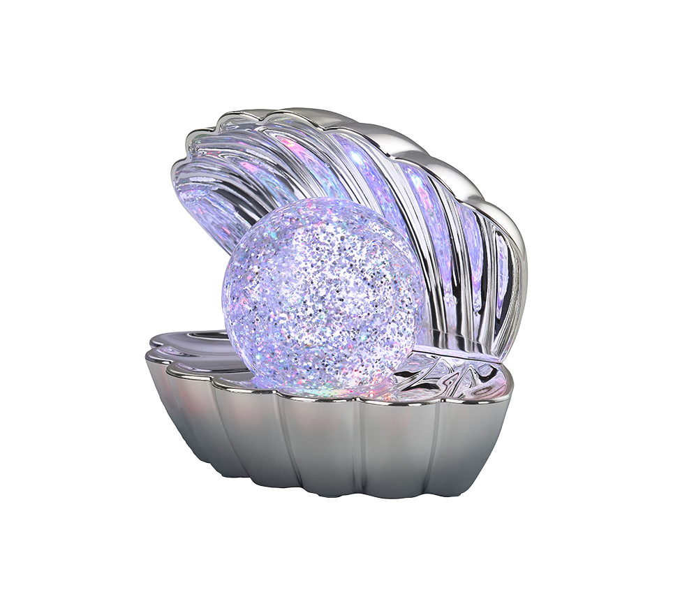 SHELLY | Table lamp | Chrome | Plastic