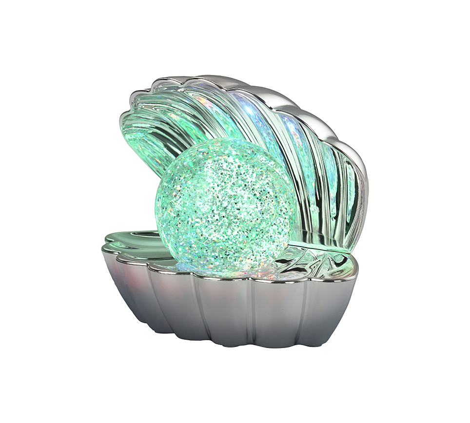 SHELLY | Table lamp | Chrome | Plastic