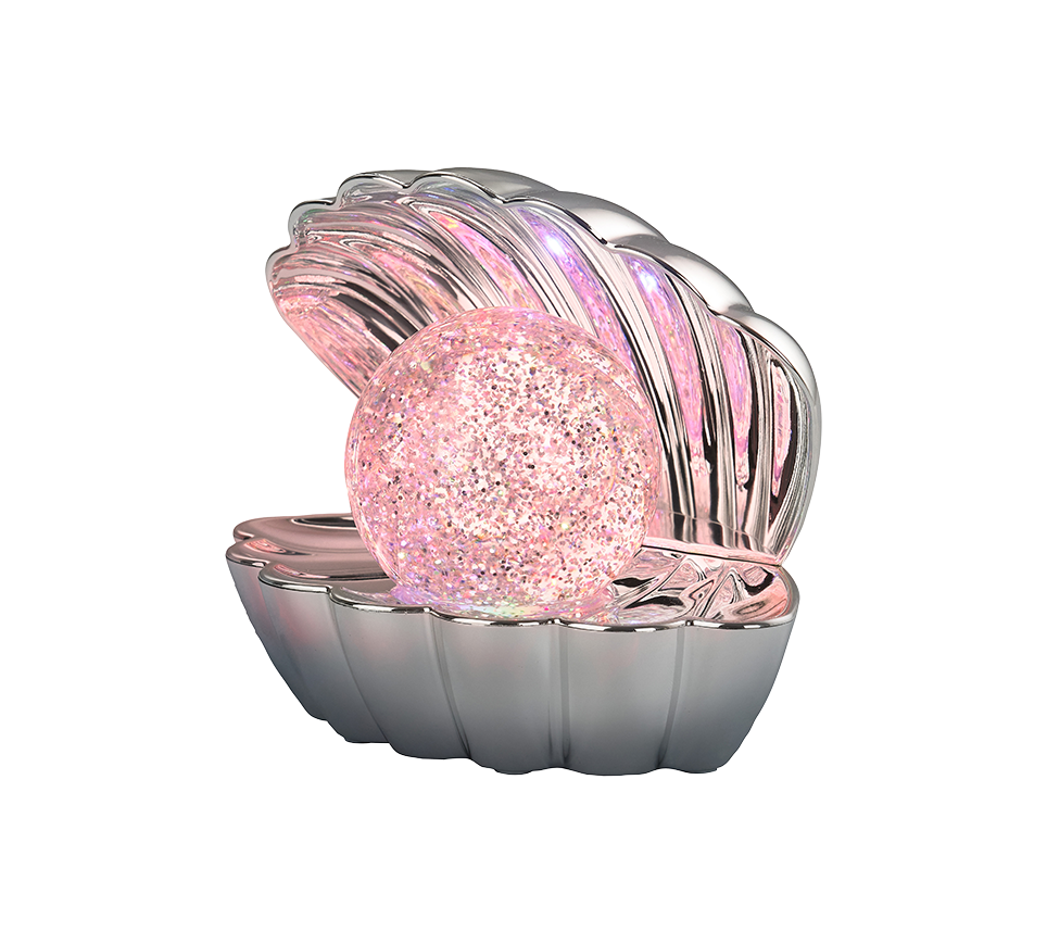 SHELLY | Table lamp | Chrome | Plastic