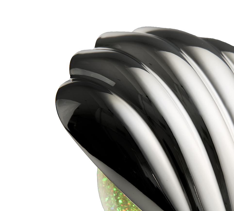 SHELLY | Table lamp | Chrome | Plastic