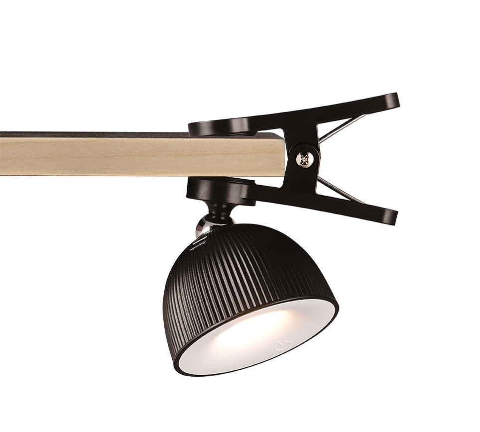 MAXIMA | Table lamp | Black | Plastic