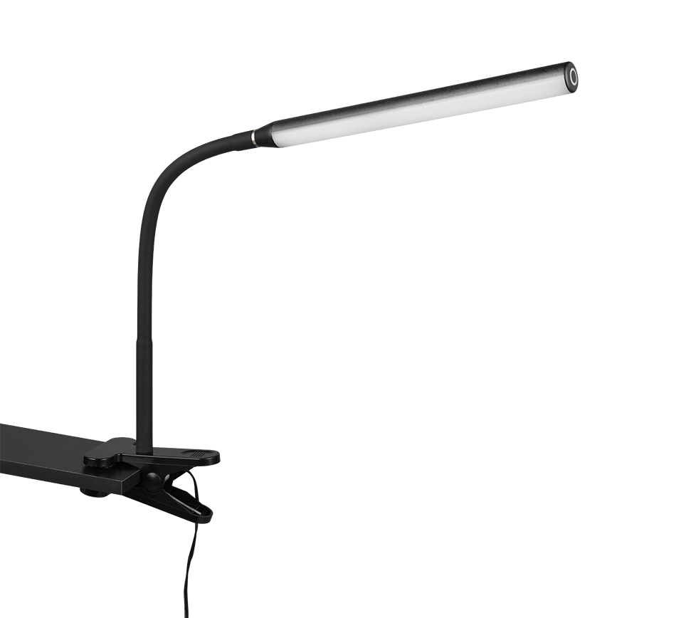 NEVADA | Clamping lamp | Black mat | Plastic
