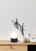 COUNTESS | Table lamp | Black mat | Metal