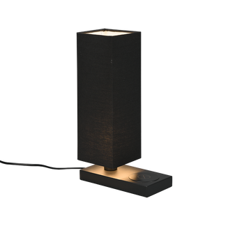 HALEY | Table lamp | Black mat | Metal
