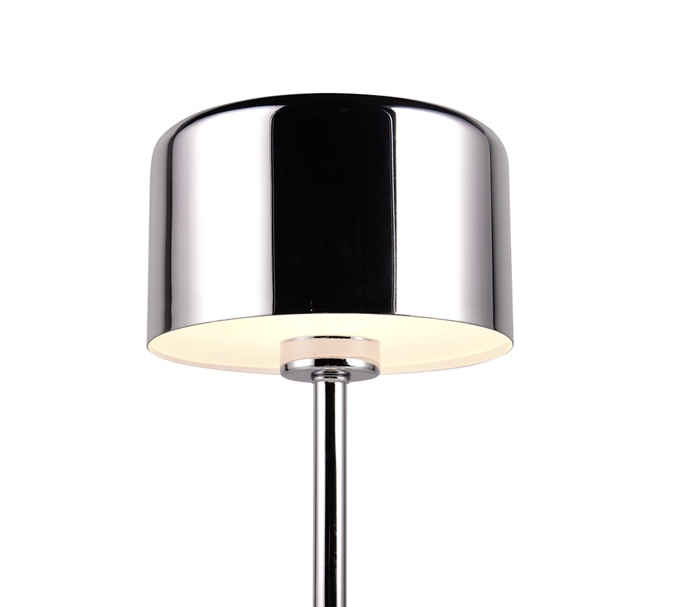 JEFF | Table lamp | Chrome | Metal