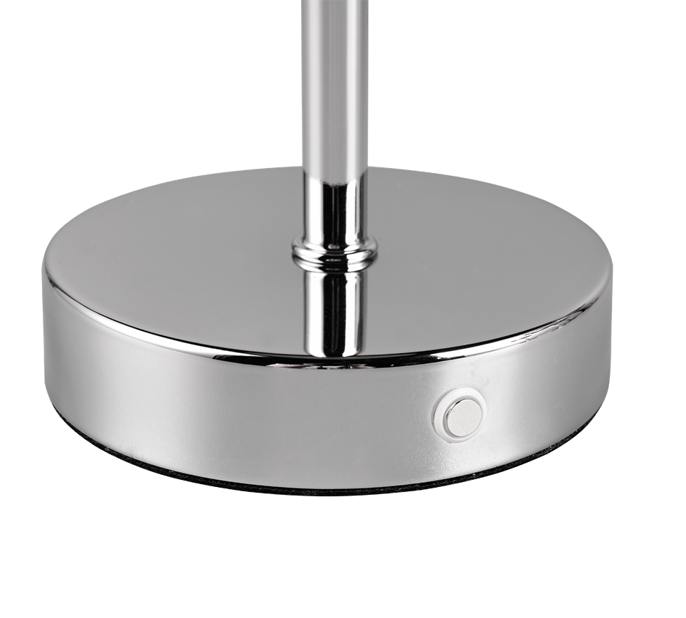JEFF | Table lamp | Chrome | Metal