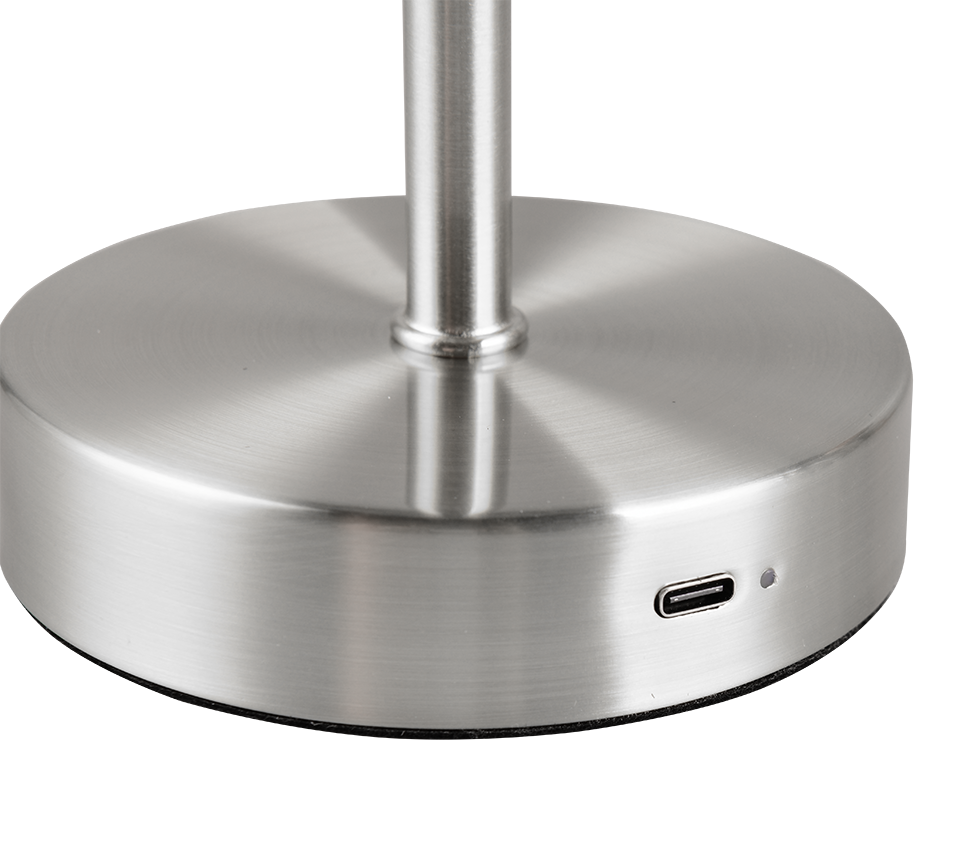 JEFF | Table lamp | Nickel mat | Metal