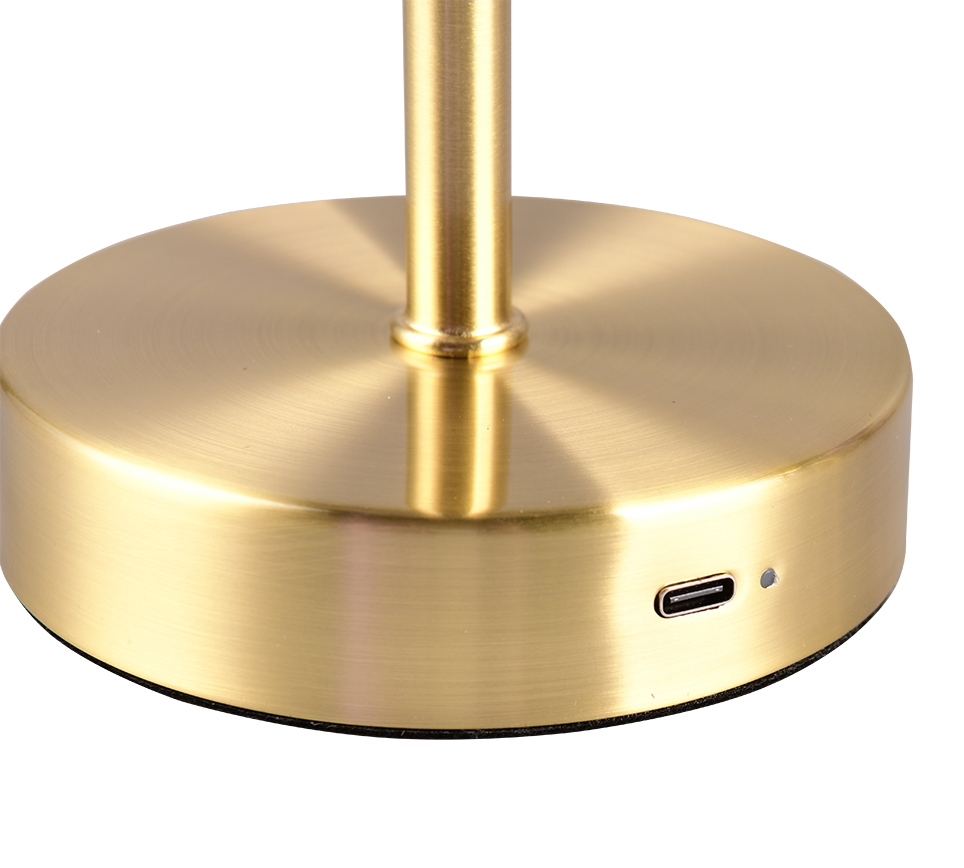 JEFF | Table lamp | Brass mat | Metal