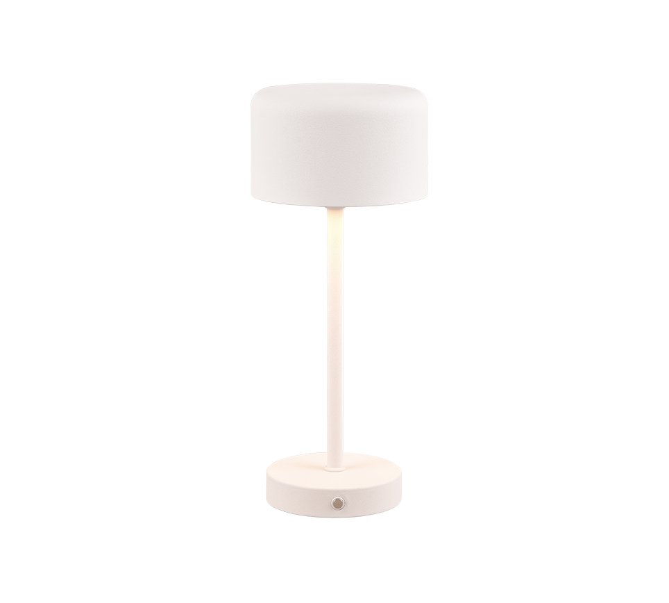 JEFF | Table lamp | White mat | Metal