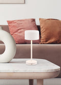 JEFF | Table lamp | White mat | Metal