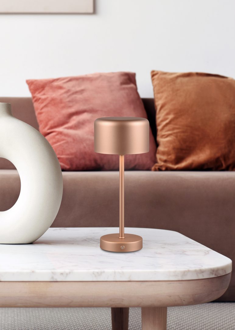 JEFF | Table lamp | Coffee | Metal