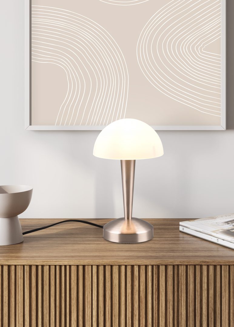 CANARIA | Table lamp | Nickel mat | Metal