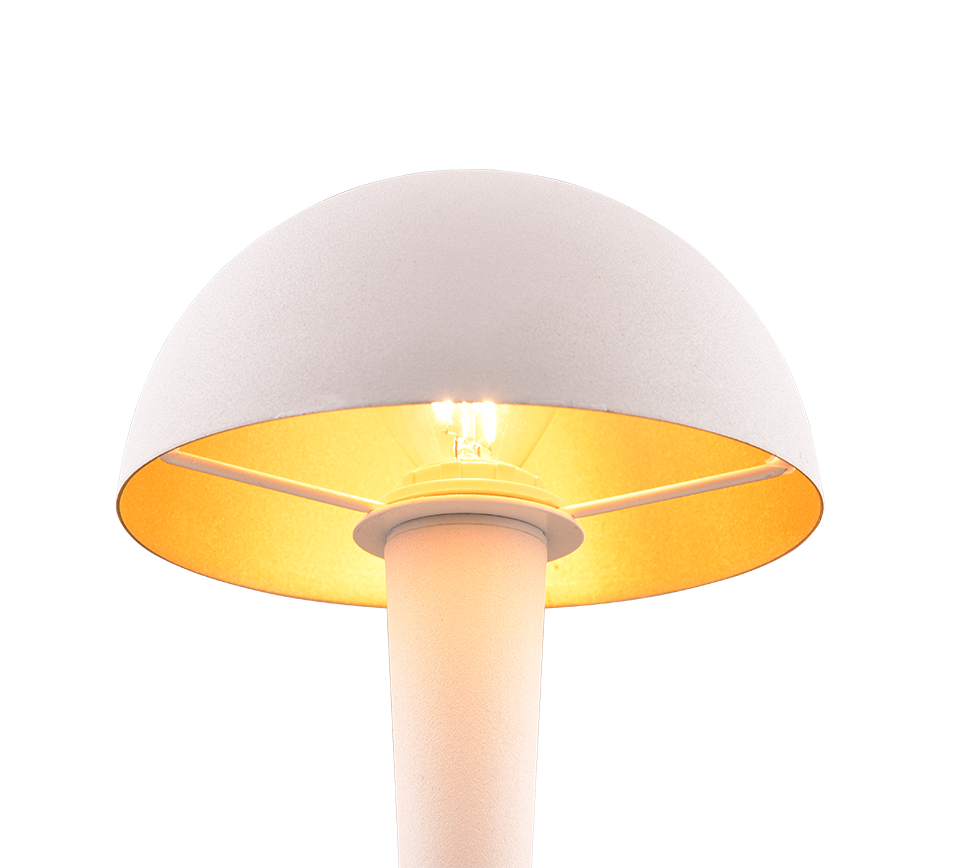 CANARIA | Table lamp | White mat | Metal