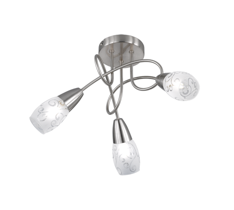 COLMAR | Ceiling lamp | Nickel mat | Metal