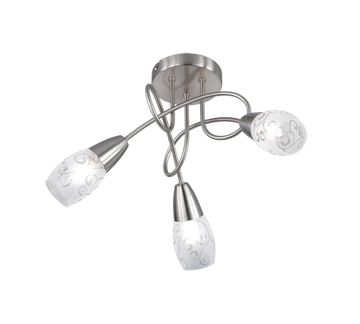 COLMAR | Ceiling lamp | Nickel mat | Metal