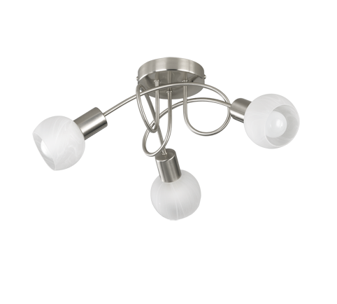 ANTIBES | Ceiling lamp | Nickel mat | Metal