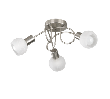 ANTIBES | Ceiling lamp | Nickel mat | Metal