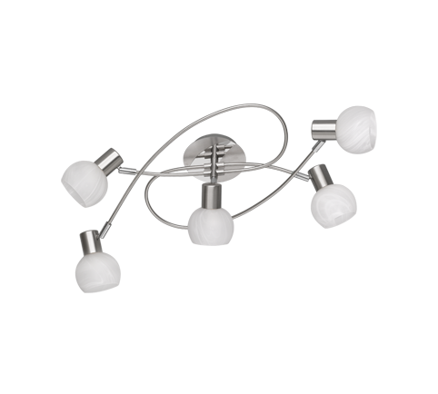 ANTIBES | Ceiling lamp | Nickel mat | Metal