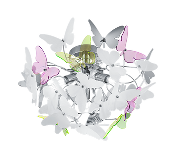 BUTTERFLY | Ceiling lamp | Chrome | Metal