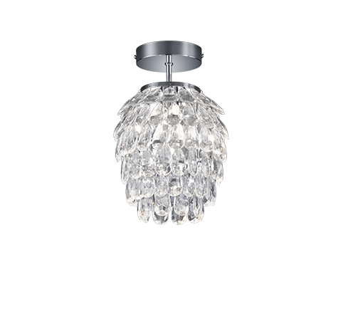 PETTY | Ceiling lamp | Chrome | Metal