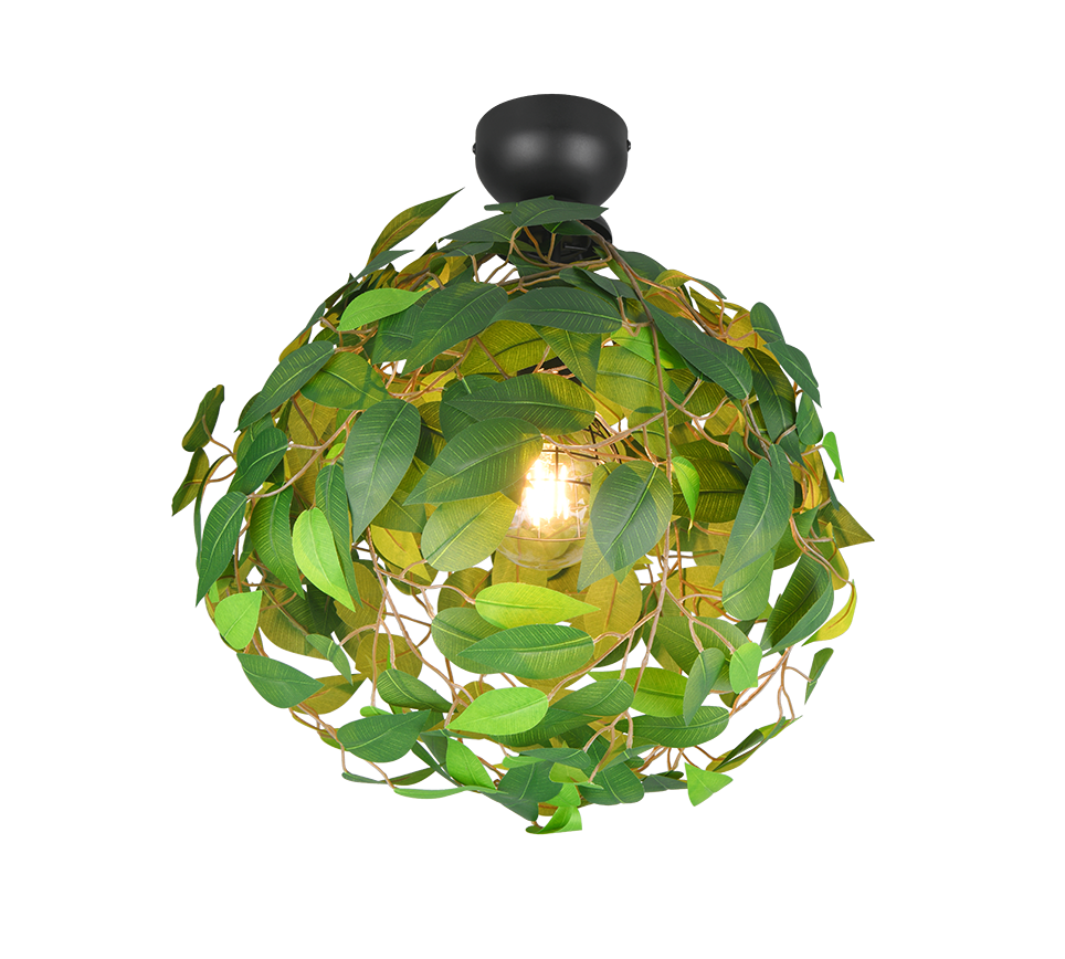 LEAVY | Ceiling lamp | Black mat | Metal