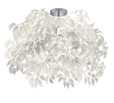 LEAVY | Ceiling lamp | Chrome | Metal