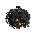 LEAVY | Ceiling lamp | Black mat | Metal