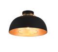 PUNCH | Ceiling lamp | Black mat | Metal