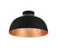 PUNCH | Ceiling lamp | Black mat | Metal