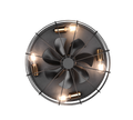TRONDHEIM | Ventilator | Black mat | Metal