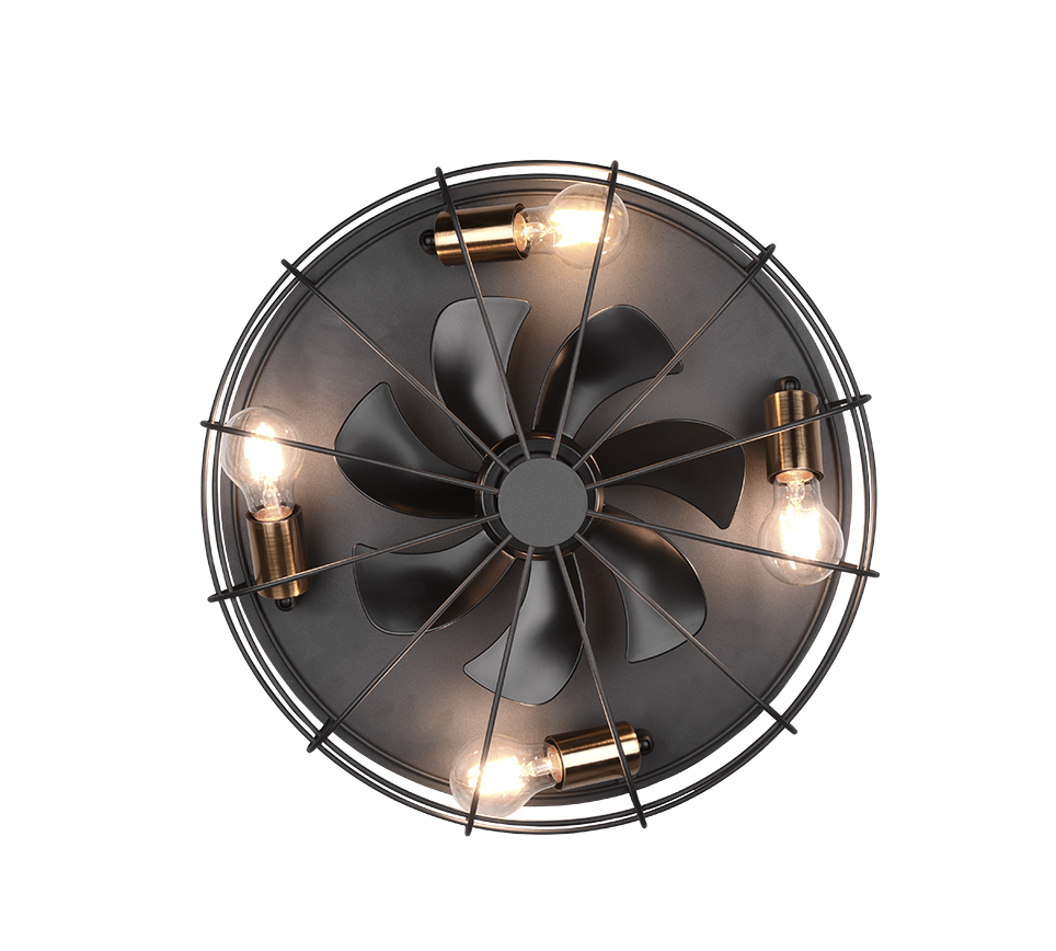 TRONDHEIM | Ventilator | Black mat | Metal