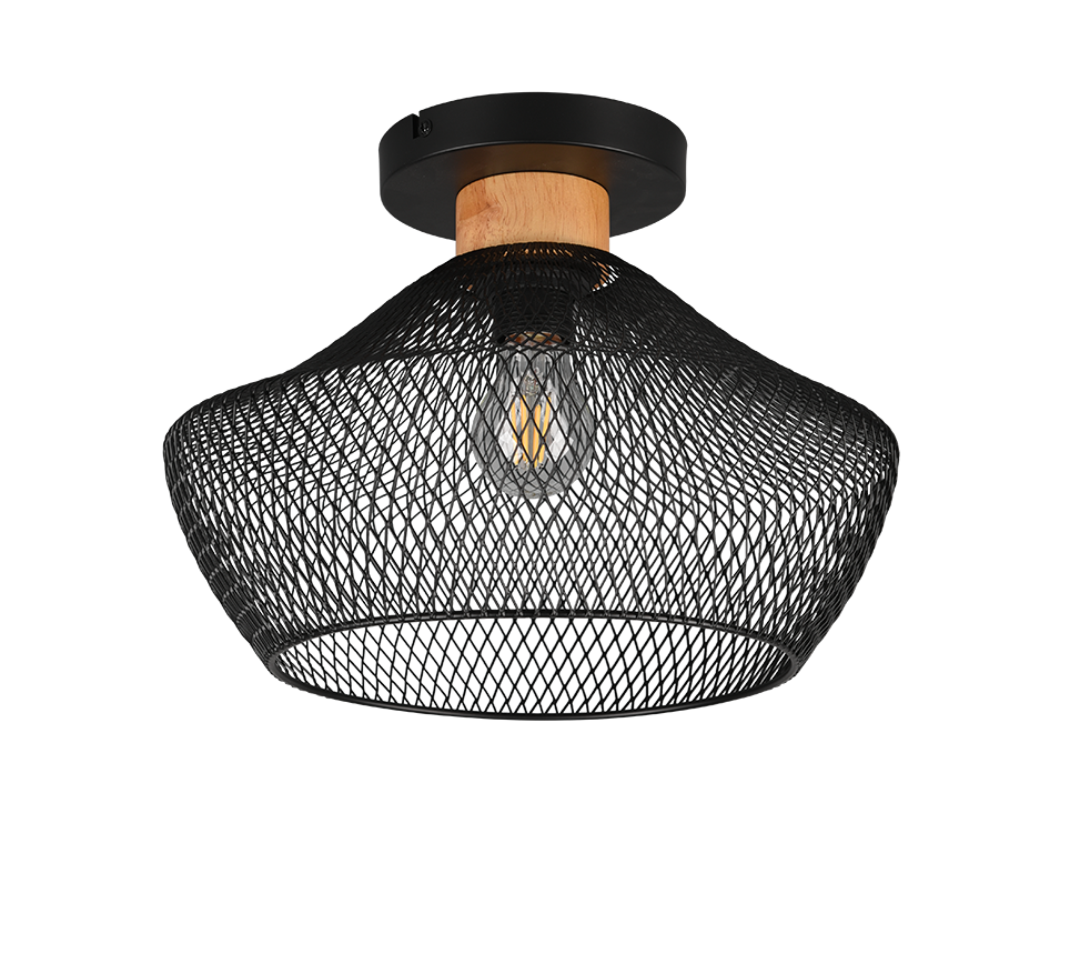 VALERIA | Ceiling lamp | Black mat | Metal