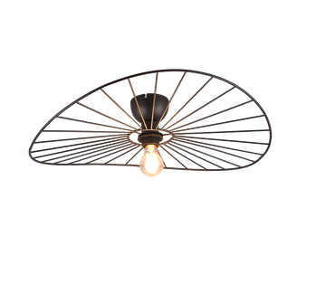 CHAPEAU | Ceiling lamp | Black mat | Metal