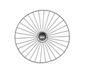 CHAPEAU | Ceiling lamp | Black mat | Metal