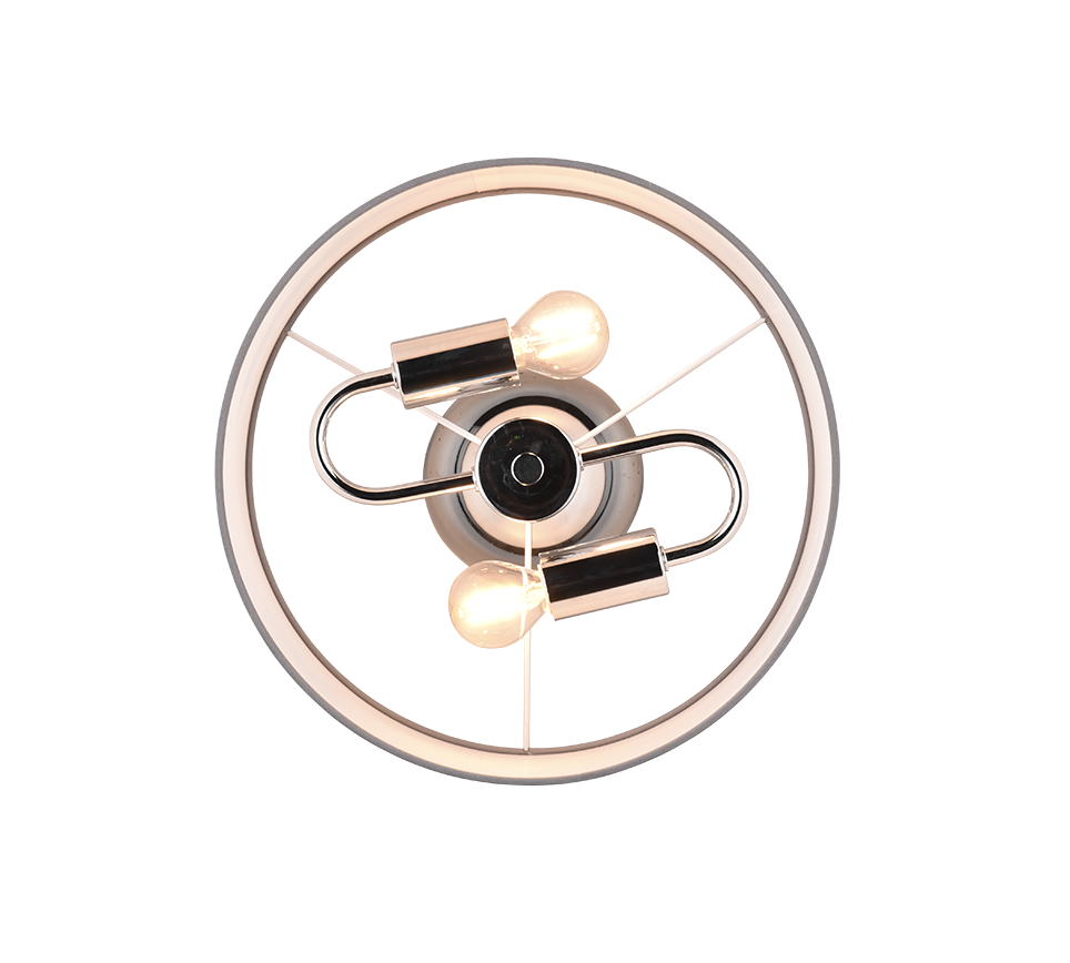 DAVOS | Ceiling lamp | Chrome | Metal