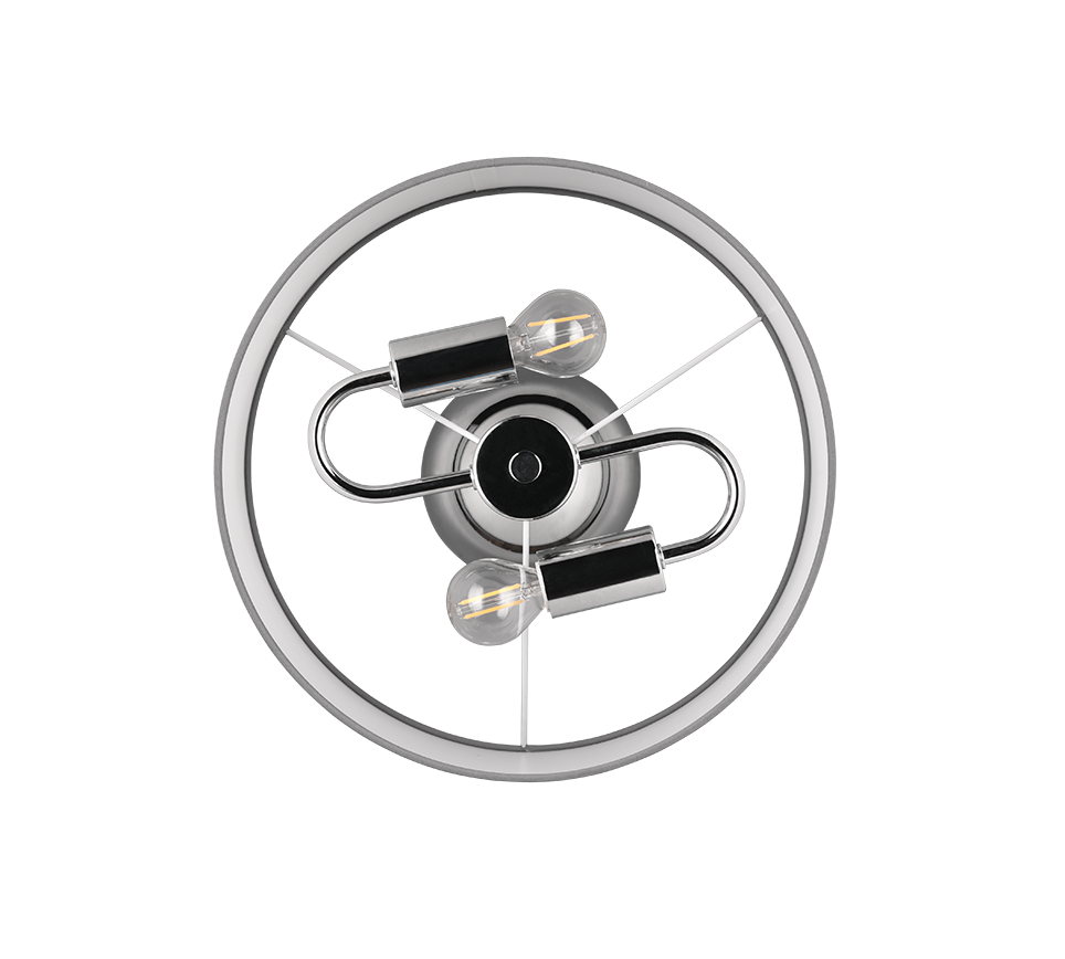 DAVOS | Ceiling lamp | Chrome | Metal